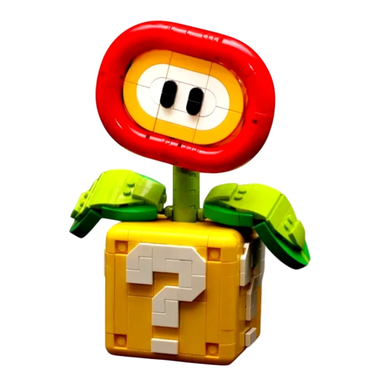 MOC LEGO Super Mario Fire Flower Powerup 349 piezas Juego de ladrillos de construcción sin usar, en caja - ¡SIN CAJA! Foto 1 de 3
