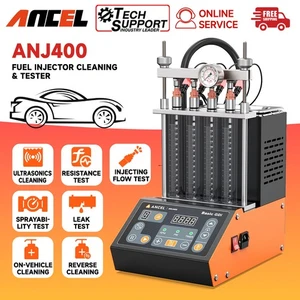 Probador limpiador inyector de combustible ANCEL ANJ400 máquina de diagnóstico de prueba de resistencia automática - Imagen 1 de 16