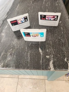 Super Nintendo SNES Game Bundle X3 - Picture 1 of 4