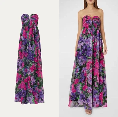 Vestido Milly $595 River Garden sin tirantes estampado floral - 4 Foto 1 de 4