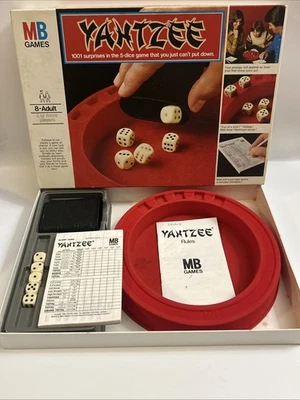 Vintage Yahtzee Dice Game MB Games 1976 Complete Board Game Family Fun - Image 1 of 4