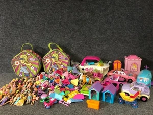Huge Lot Polly Pocket Dolls Clothing Cars Bags Pieces Accessories +++ - Picture 1 of 6