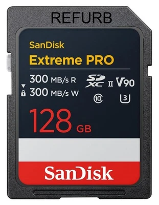 SanDisk - Extreme PRO 128GB SD UHS-II V90 Card - Image 1 of 4