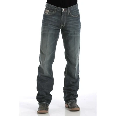 Cinch Men's White Label Relaxed Fit Dark Stonewash Jeans MB92834019 - Image 1 of 2