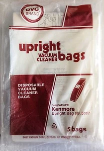 (3) KENMORE VACUUM CLEANER BAGS, KENMORE 5067, NEW - Picture 1 of 1
