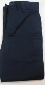 LANDS END Navy School Uniform Pants w/LOGO Boys 8 INSEAM 24" NEW - Picture 1 of 7