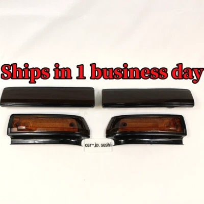 TOYOTA Genuino AE86 TRUENO Señal de Giro Lámpara Indicadores y Faro Cejas SET Foto 1 de 4