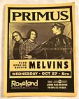PRIMUS MELVINS/BAD RELIGION GREEN DAY DOUBLE SIDED VINT 93 SMALL FLYER ROSELAND