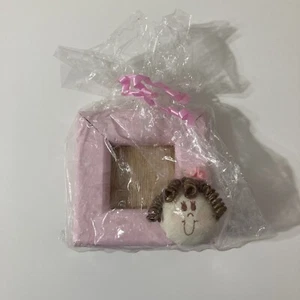 Pink Baby Teacher Picture Frame 2x2 Keepsake Memories Decoration Girls Kids - Picture 1 of 5