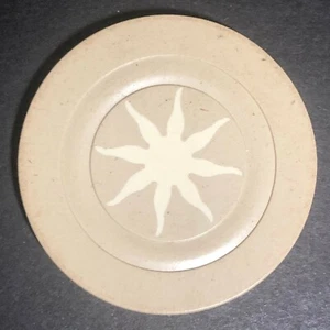 Vintage Monarch Sunburst SBL Clay Poker Chip - Collezione Eisenstadt - Foto 1 di 4