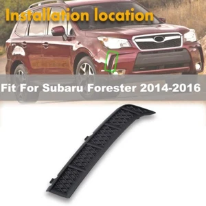 Right Passenger Front Bumper Filler Panel Molding For Subaru Forester 2014-2016 - Picture 1 of 11
