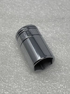 14mm SK Hand Tools 1/4" Drive, 6 Point, Semi-Deep Metric Chrome Socket, 41684 - Image 1 of 4
