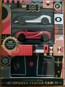 NEW FAO Schwarz Toy Remote Control Italia Sport 1:50 (2-Pack) - Picture 1 of 3