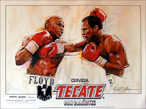 Mayweather vs. Mosley Tecate Cover