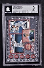 1998 Pacific Paramount #13 Derek Jeter Special Delivery Die Cut BGS 9 MINT RARE
