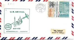 First Airmail Flight Baltimore MD March 1 1961 AAMC#88E71 - Picture 1 of 1