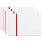 4 Blatt Individuell DIY Schilder fr Haushalt 12"x8"Farbserie-Wei,Gravur Rot
