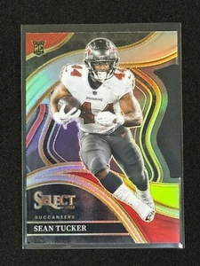 Sean Tucker (RC) - 2023 Select Club Level Red/Yellow Die-Cut Prizm #220 TB Bucs - Picture 1 of 2