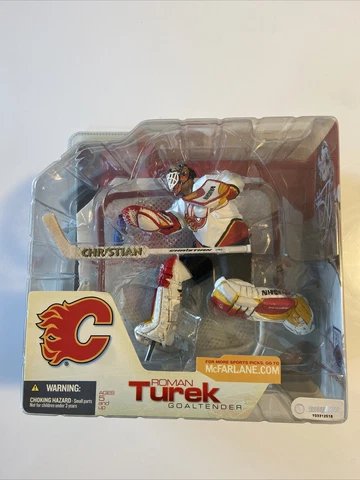 Roman Turek Series 3 NHL Calgary Flames McFarlane SportsPicks Figure NIB Cover