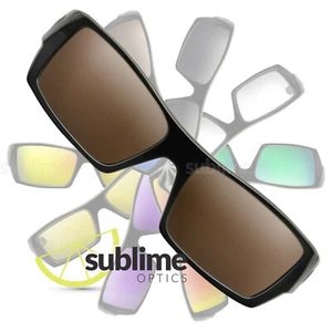 POLARIZED Dark Brown Replacement Lenses For Oakley Gascan ~ Bronze OO9143 - Picture 1 of 5