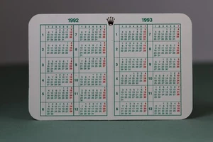 ROLEX - Kalender Grün/Grün Calendar 1992/1993 - Bild 1 von 2