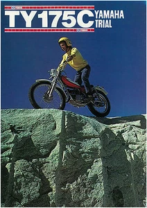 YAMAHA Brochure TY175 C 1976 Sales Catalog Catalogue REPRO TY175C - Picture 1 of 2