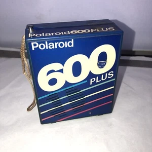 Polaroid 600 Plus pellicola colore istantaneo blu AM/FM radio d'epoca per riparazione ricambi - Foto 1 di 5