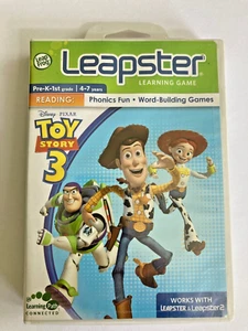LeapFrog Leapster Disney Toy Story3 Reading Ages 4-7 Learning Game Cartridge New - Picture 1 of 2