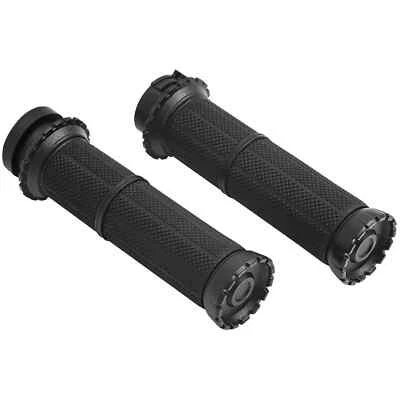 Empuñaduras negras satinadas Kuryakyn 3582 Riot Foto 1 de 2