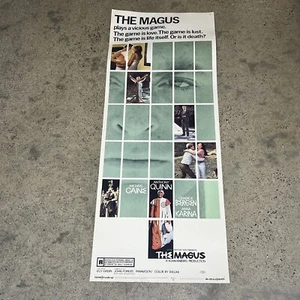 Vtg Orig 14x36 The MAGUS plays a vicious game -Movie Poster- Caine Quinn Bergen - Foto 1 di 17