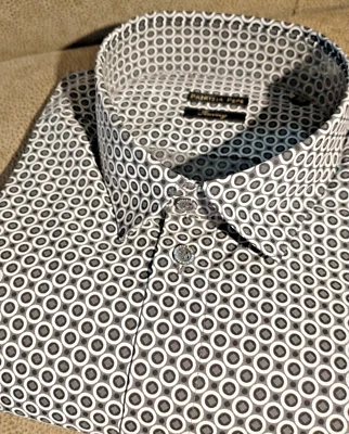 NUEVO CON ETIQUETAS Patrizia Pepe of Italy Hombre Talla 50 (Mediana) Manga Larga Botón Abajo Shir Foto 1 de 4