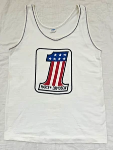 1970s Vintage Harley Davidson Single Stitch Champion USA Tank Top Shirt - Picture 1 of 4