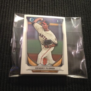 (10)  2014 BOWMAN CHROME *MINI* #250 KENDRY FLORES ROOKIE LOT  GIANTS