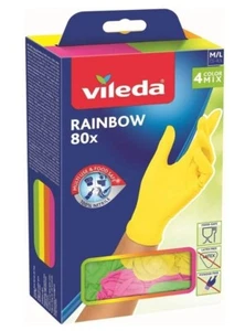 VILEDA Mehrzweck-Handschuhe Rainbow mehrfarbig aus Nitril 80 Stück Gr. M/L - Bild 1 von 1