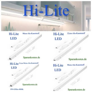 Hi-Lite LED Küchen Unterbauleuchte -div. Längen,Lumen,Watt &Farben m.Zuleitung - Bild 1 von 16