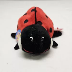 NWT TY Beanie Babies Maiden The Ladybug Red And Black Plush Stuffed Toy 2008 - Picture 1 of 12