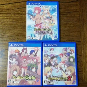 Bullet Girls 1 2 & Phantasia 3Games Set Japan import D3 Publisher PSVITA Used - Picture 1 of 5