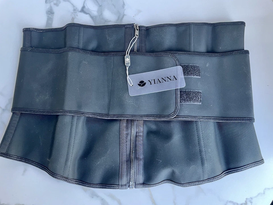 Yianna Sz XXXL Waist Trainer for Women Latex Underbust Corsets Cincher Hourglass