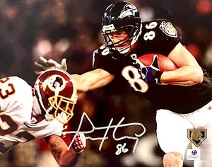 Todd Heap Signed 8 x 10 photo Baltimore Ravens comes Global Authenics - Picture 1 of 4