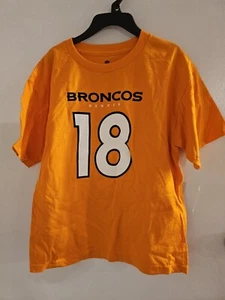 Nfl Denver Broncos Peyton Manning Jersey T Shirt Youth Size Medium 10-12 - Picture 1 of 2