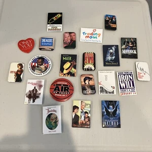 Vintage 90’s Lot Of 21 Movie Promotional Pinback Promo Button Pins - Picture 1 of 21