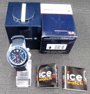 Reloj BMW Motorsport ICE BM.CH.BLB.B.L.14 Azul Diseño Deportivo JAPÓN con Caja - Imagen 1 de 5