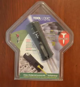 NEW $19.99 TOOL LOGIC GOLF MULTI-TOOL DIVOT, TEE DEPTH, PEN, FLASHLIGHT - Bild 1 von 6