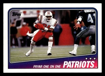 1988 Topps - Patriots Leaders #175 Irving Fryar NM+ (Great Color) - Image 1 of 2