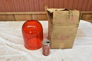 New KOPP Red Glass Tower Globe Insert Lens Aviation Runway Tower Obstruction - Imagen 1 de 7