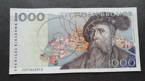 SWEDEN 1000 kronor 1992, P-60, aUNC - Picture 1 of 4