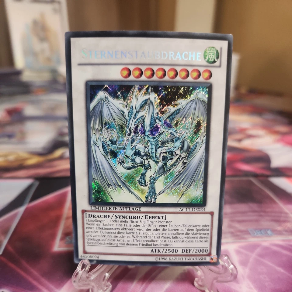 STARDUST DRAGON SECRET RARE GERMAN AC11-DE024 YUGIOH - Image 1 of 4
