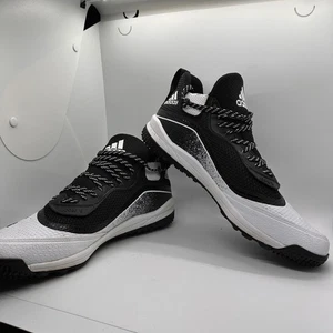 Adidas Icon V Herren Größe 12 Schwarz Weiß Athletisch Freizeit Training Schuhe Turnschuhe - Bild 1 von 11