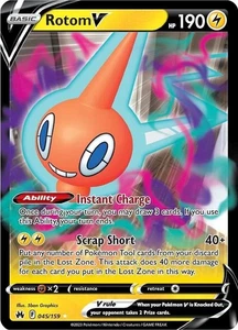 ⚡ Rotom V 045/159 – Crown Zenith Ultra Rare – Pokémon TCG - Picture 1 of 1