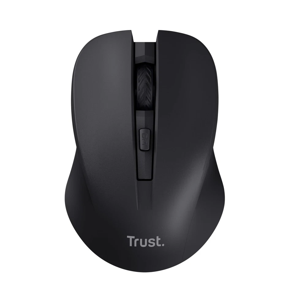 Trust Mydo Silent Wireless Mouse, 82% Recycled Plastics, 1000-1800 DPI, Storable - Image 1 of 4